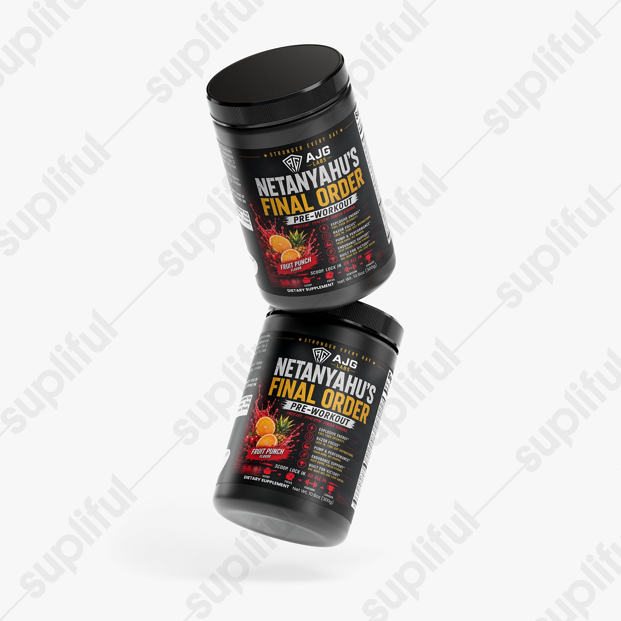 NETANYAHU'S FINAL ORDER Pre-Workout Powder (Fruit Punch)