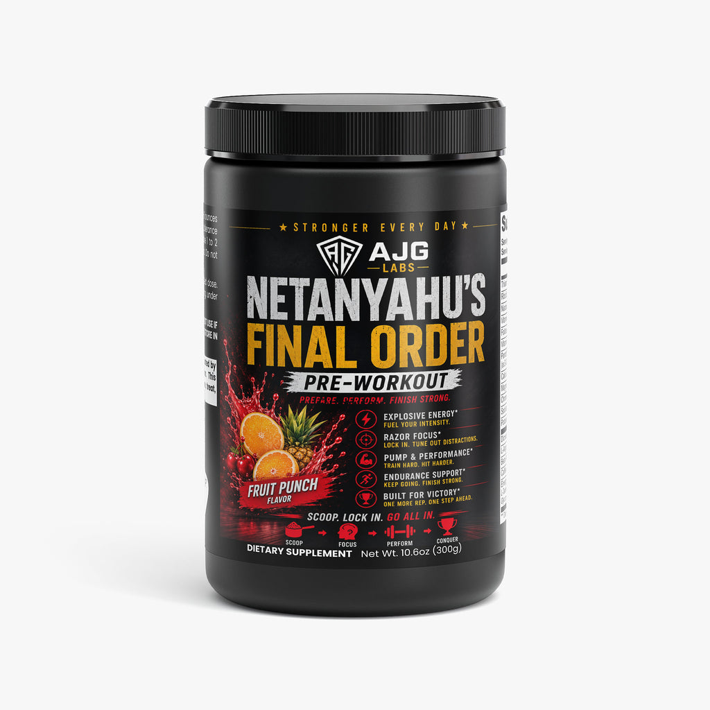 NETANYAHU'S FINAL ORDER Pre-Workout Powder (Fruit Punch)