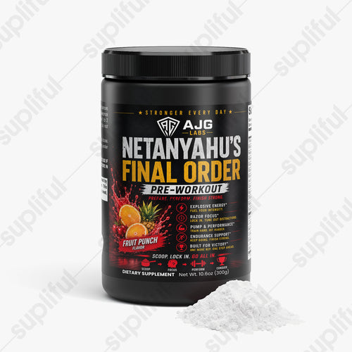NETANYAHU'S FINAL ORDER Pre-Workout Powder (Fruit Punch)