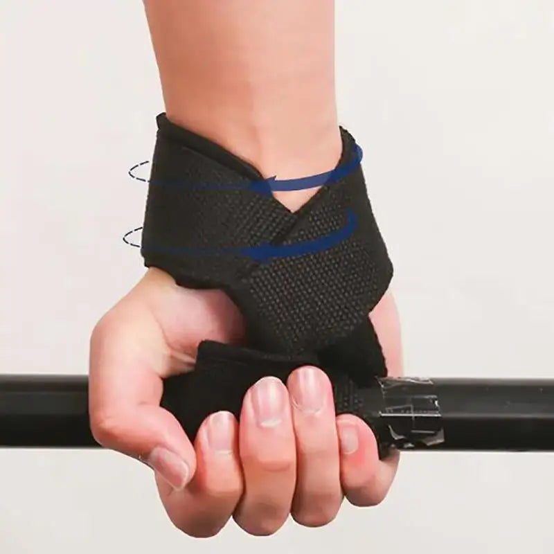 Weight Lifting Wrist Straps & Hand Grip Wrap Gym Equipment