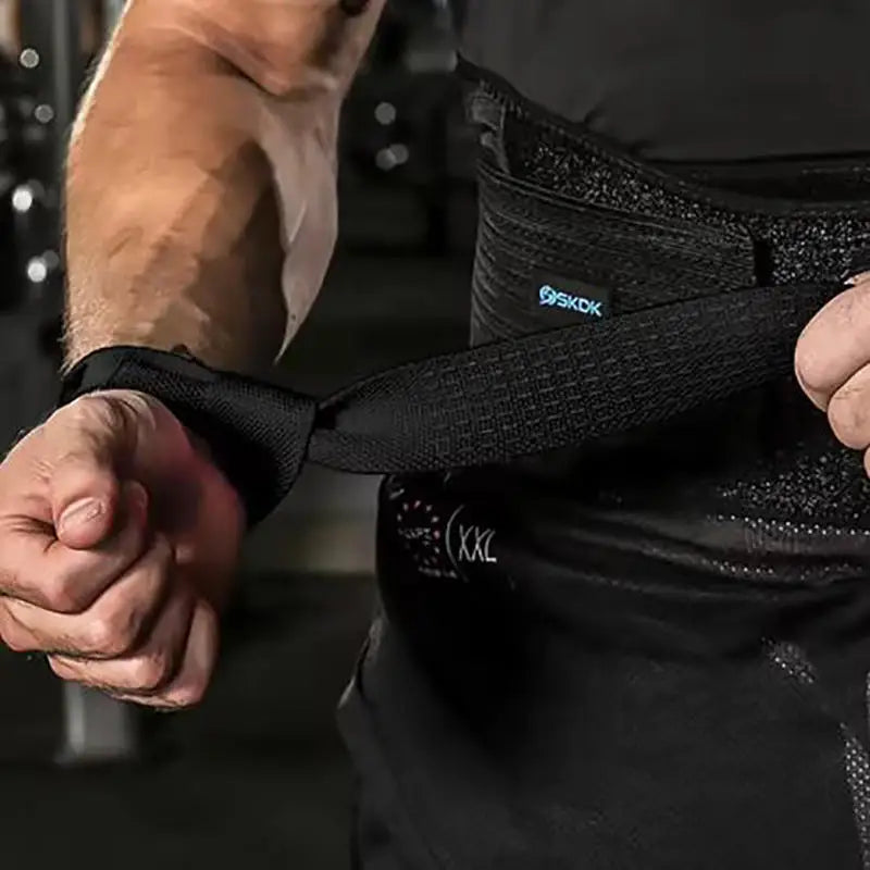 Weight Lifting Wrist Straps & Hand Grip Wrap Gym Equipment